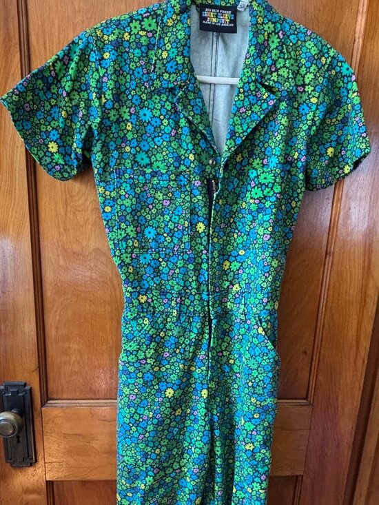 Big Bud Press Pants - Big Bud Press short sleeved floral jumpsuit size small